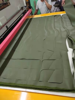 MultiLayers Fabric And Textiles Die Cutting Machine High Speed